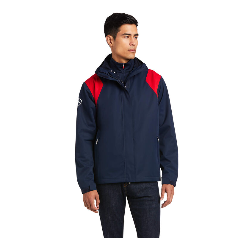 Ariat Jacke Herren - Spectator Waterproof Navy/Rot ( STGNI-3968 )